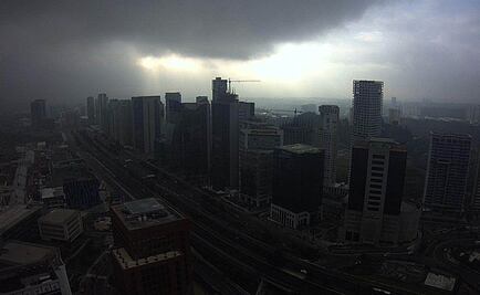 Reportan lluvia en cuatro delegaciones