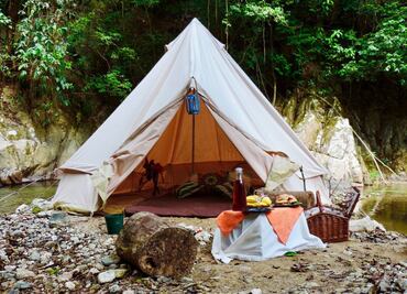 En Oaxaca, así es el glamping de una finca cafetalera en medio de la selva