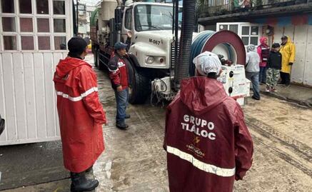 Vigilan presa Los Cuartos en Naucalpan; activan brigadas sanitarias tras desbordamiento