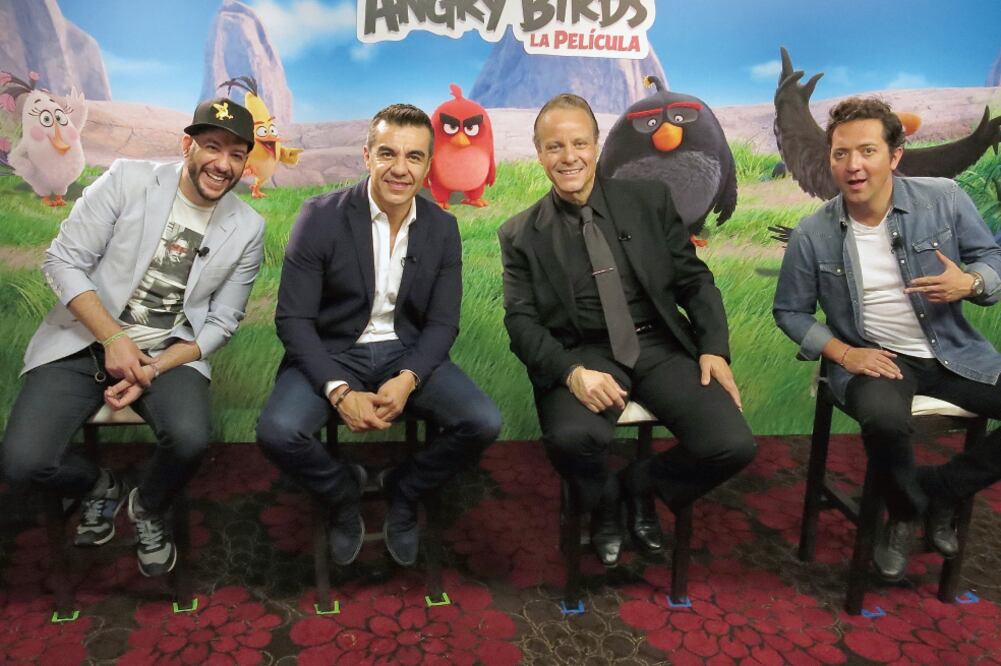 Faisy Omar, Adrián Uribe, Rubén Cerda y Bazooka Joe (AP)