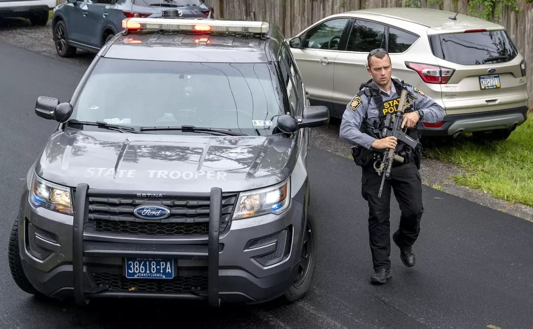 Un portavoz de la policía estatal indicó que el suceso ocurrió en el noreste de Pensilvania, a lo largo de la Ruta 171 cerca del pueblo de Thomson. En la imagen un policía estatal. Foto: Ilustrativa / AP