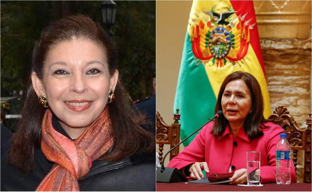 La embajadora en Bolivia, María Teresa Mercado (i), fue declarada "persona non grata" por el gobierno de ese país. Foto Reuters