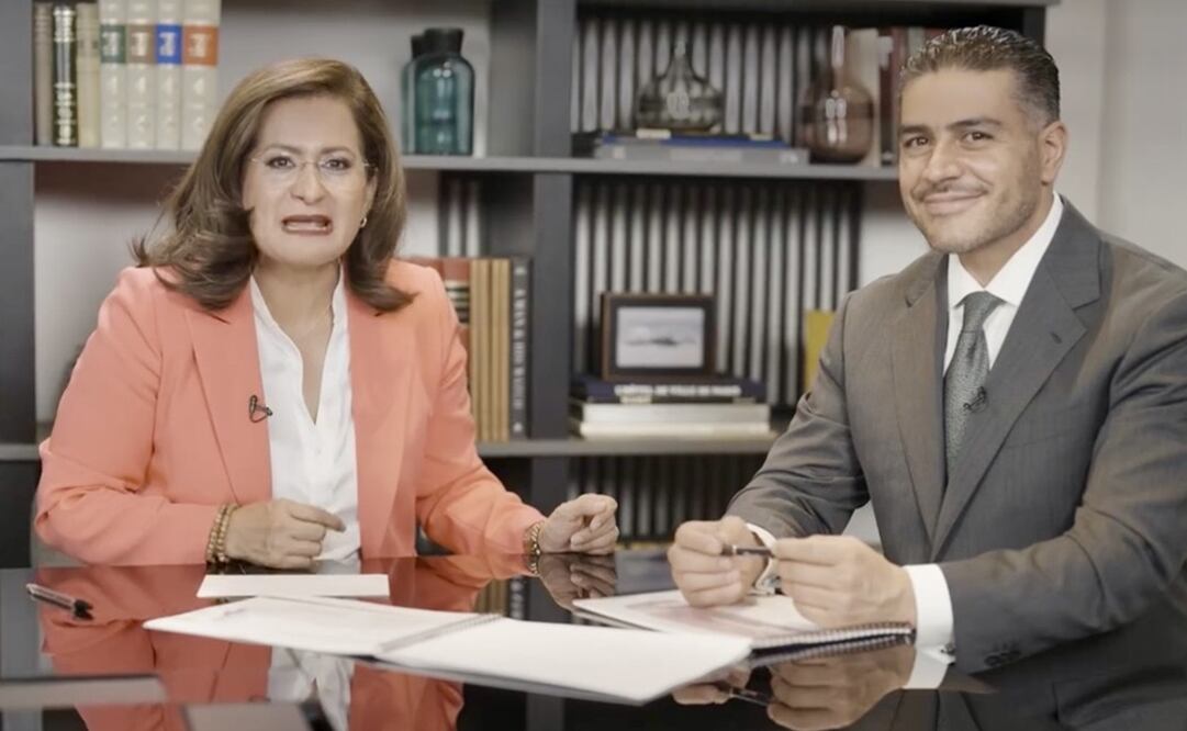 La candidata difundió su propuesta a través de un video en el que aparece acompañada con García Harfuch, quien por su parte le agradeció por permitirle compartir el plan de seguridad que ha funcionado en la CDMX. Foto: captura de pantalla