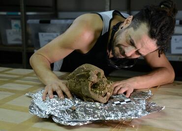 Una osamenta prehispánica hallada en Palenque habría sido de una mujer extranjera