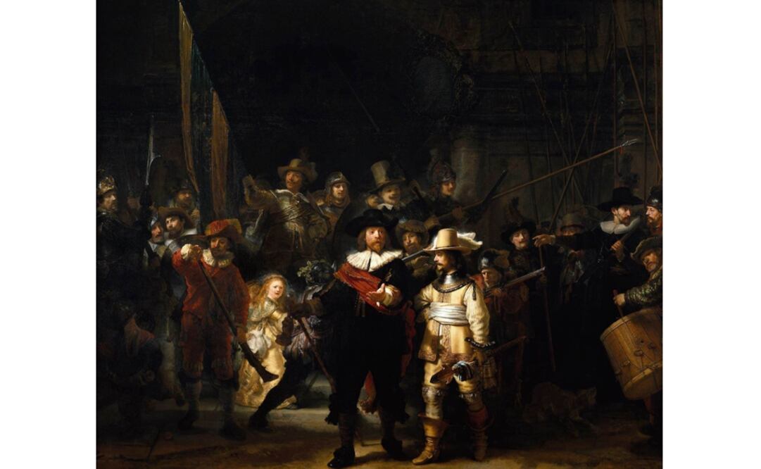 "La ronda de noche", Rembrandt. Foto: wga.hu