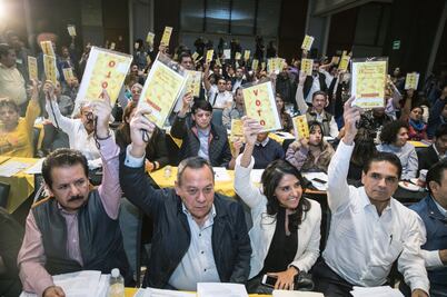 PRD avala al Frente, pero condiciona candidatura