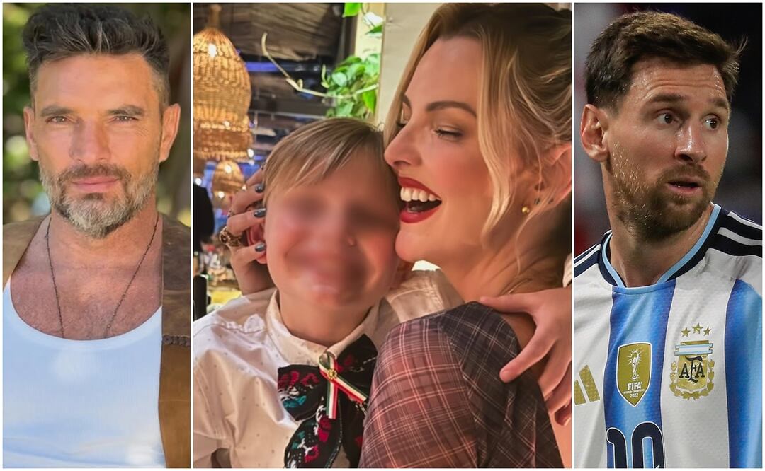 Julián Gil aplaude que su hijo quiera conocer a Messi, pero desearía que lo conociera a él primero, que es su papá.