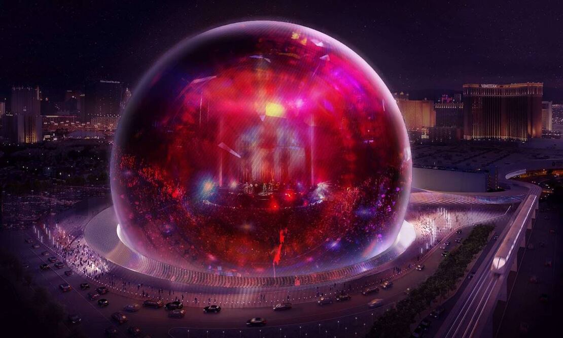 La MSG Sphere es de lo más esperado en Las Vegas para 2023. Foto: Madison Square Garden Company