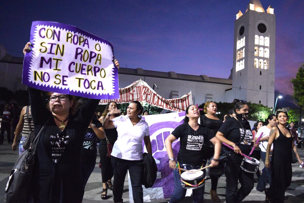 Imagen de una movilización en Chiapas, donde se decretó recientemente la alerta de género. /Corresponsales - EL UNIVERSAL