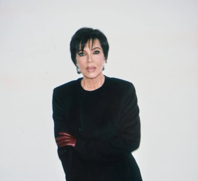Kris Jenner con un corte garçon. Foto: Facebook Kris Jenner