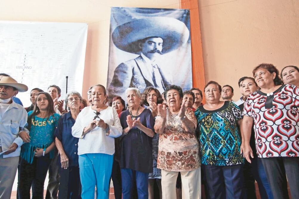 Ningún heredero de Zapata ha peleado por los derechos de gente del agro, dijo un bisnieto en la presentación del árbol genealógico del Caudillo del Sur (CIUDADANOS MX)