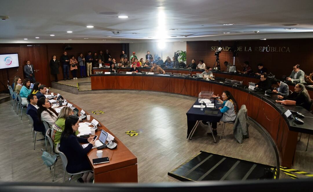 La ombudsperson capitalina, Nashieli Ramírez, participó este sábado en la última ronda de comparecencias de los aspirantes a presidir la CNDH. Foto: Carlos Mejía / EL UNIVERSAL