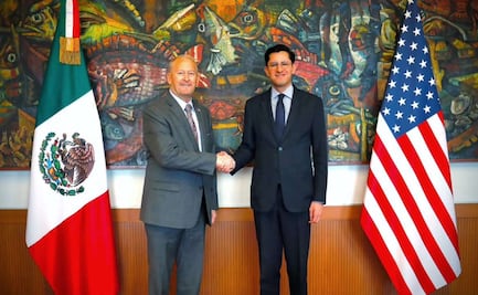 Canciller Velasco se reúne con embajador Johnson; "México y EU trabajan de manera coordinada"