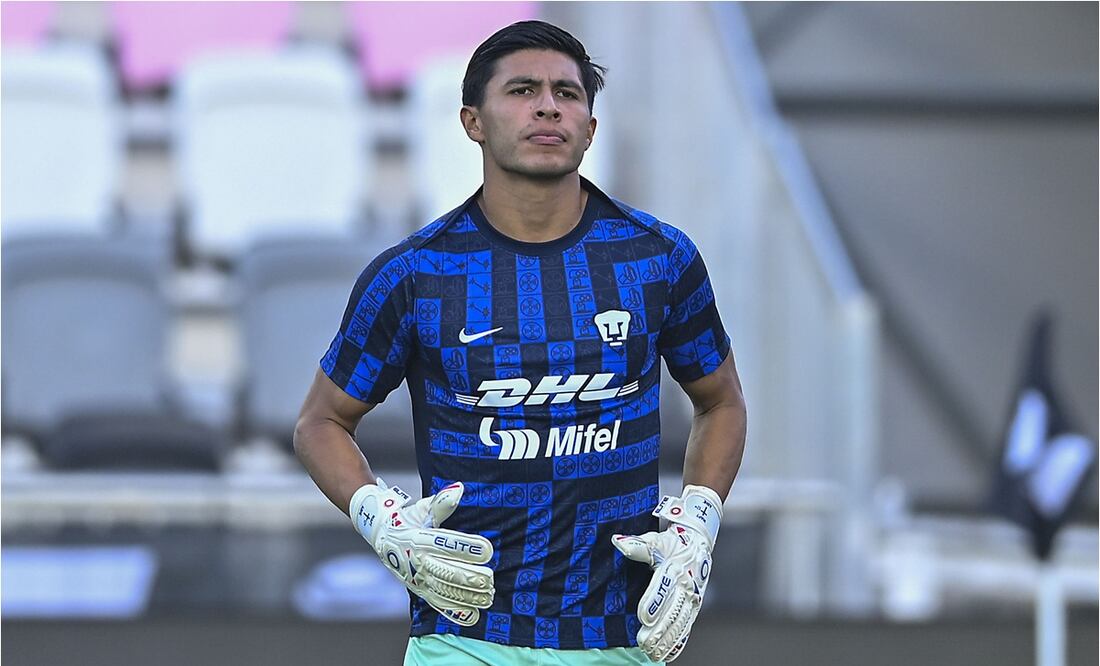 Miguel Paul portero de los Pumas contra Inter Miami en la Leagues Cup. FOTO: IMAGO7
