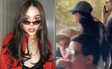 Danna es criticada por salir apresuradamente de un restaurante: Así reaccionó la cantante