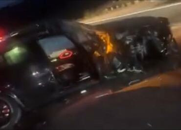 Jugador del Bayer Leverkusen sufre accidente automovilístico; el coche quedó destruido