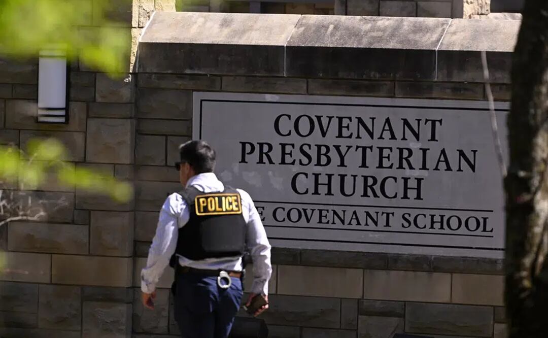 The Covenant School, es una escuela cristiana privada en Nashville, Tennessee. Foto: AP