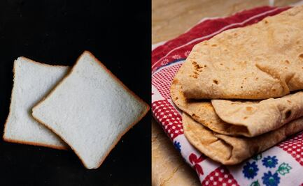 Pan o tortillas. ¿Qué engorda más?