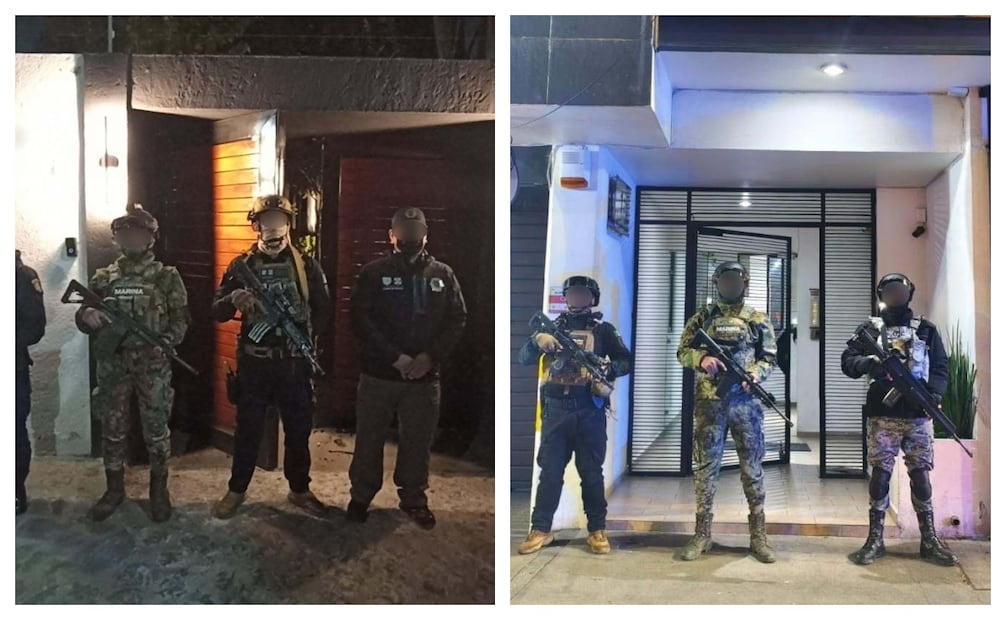 Los detenidos fueron ubicados en las alcaldías Benito Juárez y Magdalena Contreras. (Foto: especial)