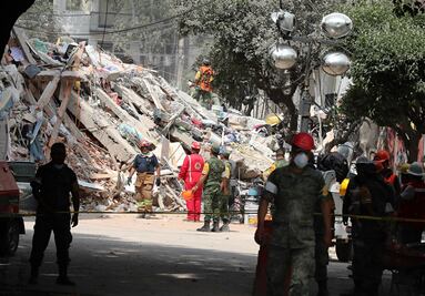 Queda mucho por hacer en edificio derrumbado en Gabriel Mancera y Escocia