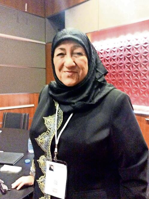 Sakena Yacoobi, ganadora del premio de la Cumbre Mundial de la Innovación en Educación (NURIT MARTÍNEZ. EL UNIVERSAL)