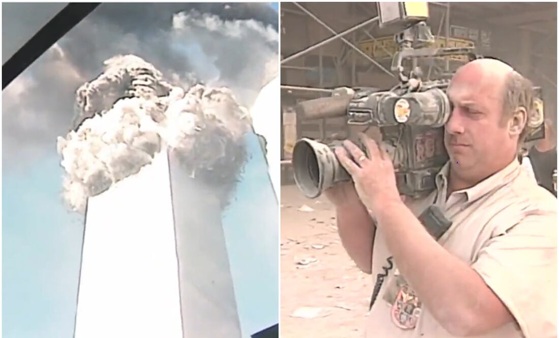 A las 9:03 am, el vuelo 175 de United Airlines se estrelló contra la torre sur, generando una gran explosión. Fotos: 'X' @southlandpost