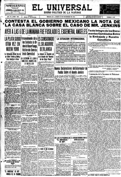 El día que fusilaron a Felipe Ángeles