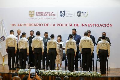 Clara Brugada celebra el 105 aniversario de Policía de Investigación; destaca acciones contra delitos de alto impacto