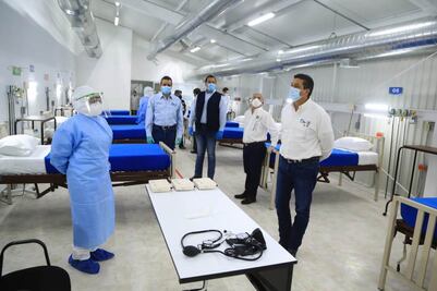 Gobierno de Tamaulipas entregó primer Hospital Temporal Covid-19