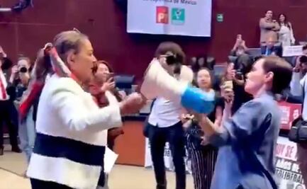 VIDEO Dimes y jaloneos en el Senado por acusaciones de “narcogobierno”;  “inmundicia inmoral”, lanza Lilly Téllez