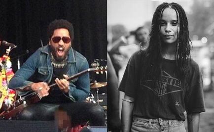 La hija de Lenny Kravitz, avergonzada por el accidente de su padre