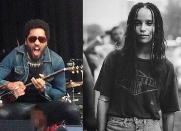 La hija de Lenny Kravitz, avergonzada por el accidente de su padre
