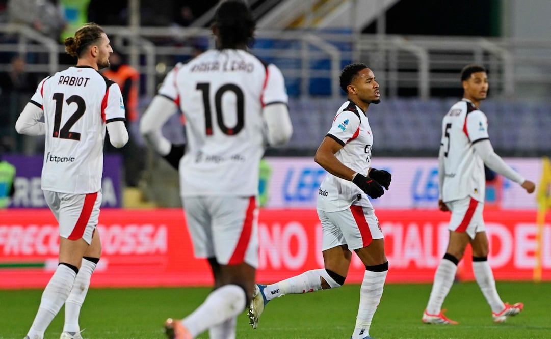 Nkunku evitó la derrota del AC Milan frente la Fiorentina / Foto: AFP