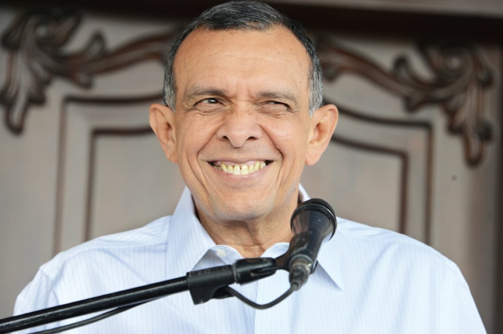El ex presidente hondureño Porfirio Lobo en conferencia de prensa en Tegucigalpa, el pasado 7 de marzo. (ORLANDO SIERRA. AFP)