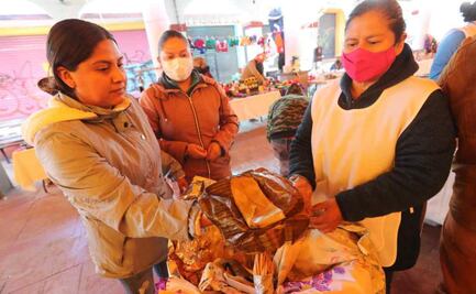 En dos horas, venden 6 mil tamales en feria de Ocoyoacac, Edomex 