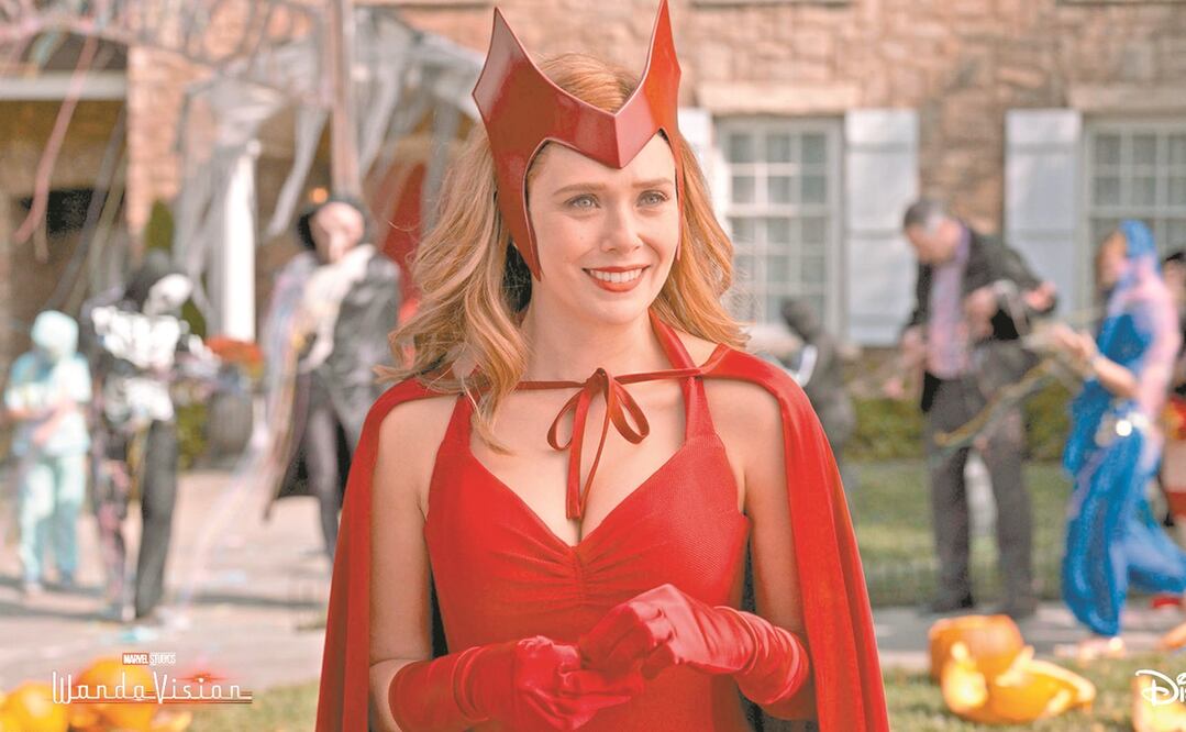 Elizabeth Olsen se quedó con el premio a Mejor actuación en una serie gracias a su rol de la Bruja Escarlata en la serie de Dinsey+, WandaVision. Foto: FOTOS: DISNEY