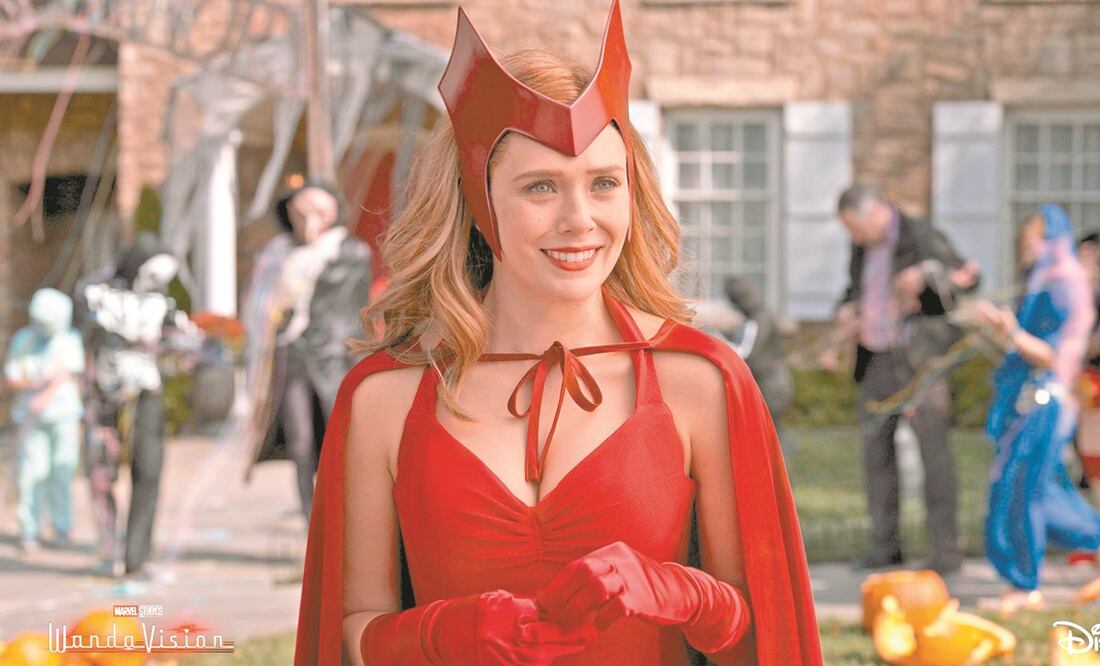 Elizabeth Olsen se quedó con el premio a Mejor actuación en una serie gracias a su rol de la Bruja Escarlata en la serie de Dinsey+, WandaVision. Foto: FOTOS: DISNEY