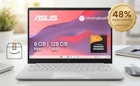 Amazon México liquida laptop ASUS Chromebook CM14 en menos de 5 mil pesos; aprovecha el descuento del 48%