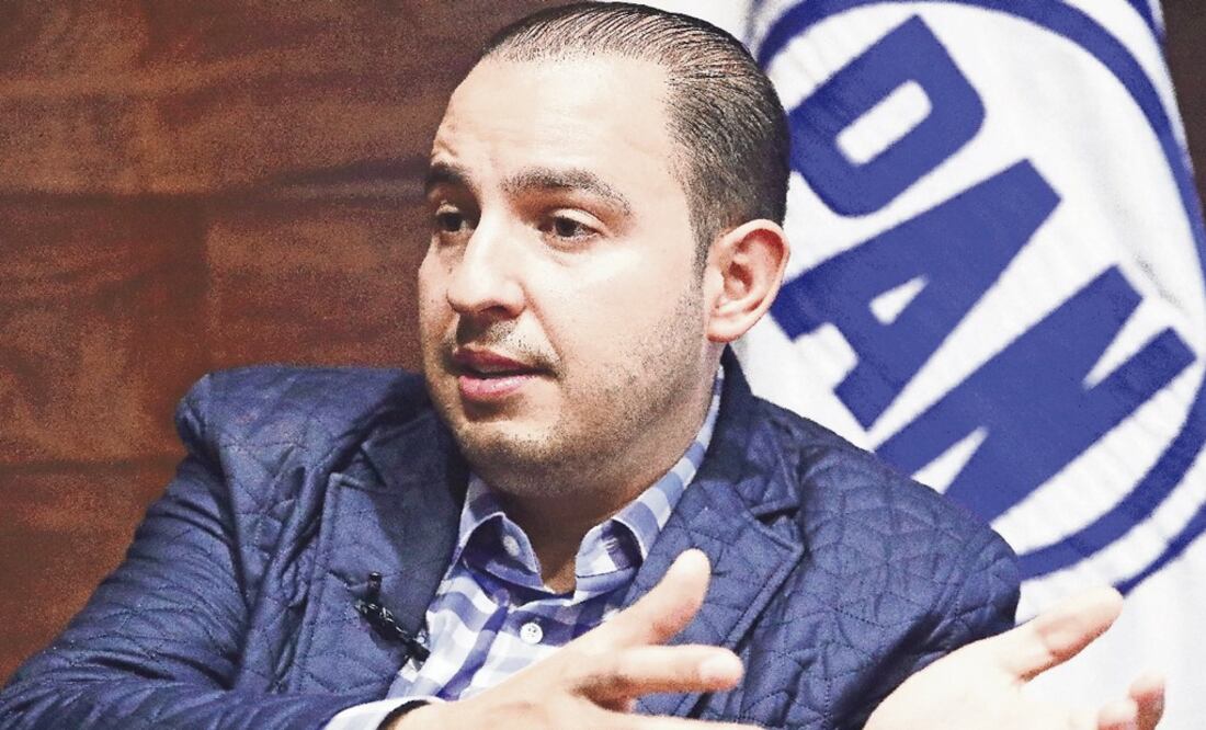 Marko Cortés, the PAN president - Photo: Alejandra Leyva/EL UNIVERSAL