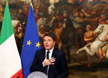 Primer ministro de Italia presenta su renuncia