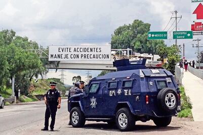 Aumentan vigilancia en la autopista México-Querétaro 