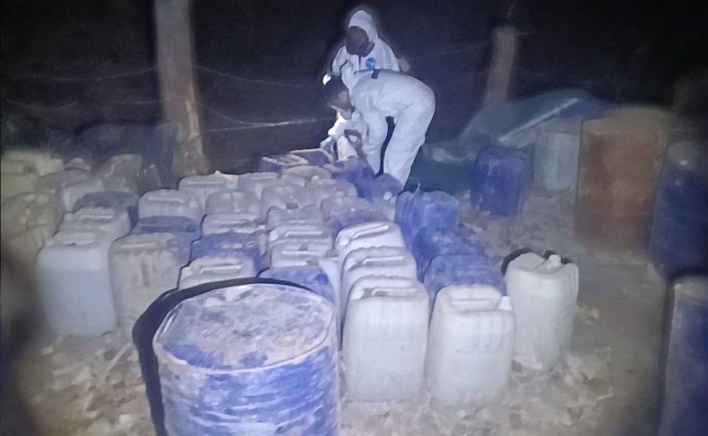 Laboratorio clandestino de cocimiento, en inmediaciones del poblado de Chacala, Durango. Foto: especial