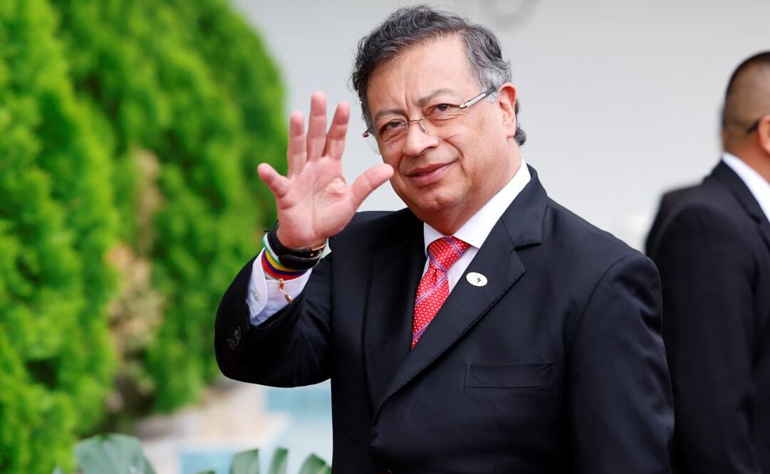 Gustavo Petro presenta carta para el ingreso de Colombia al NBD. Foto: EFE