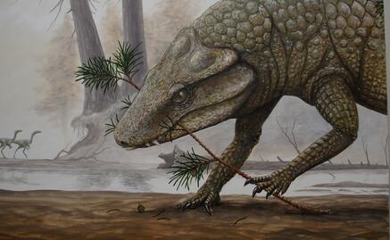 Reconstrucción 3D del cerebro de un dinosaurio revela su dieta y movilidad