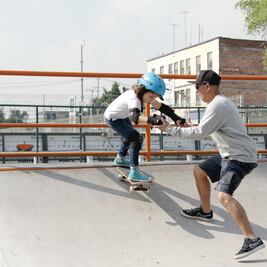 Un oasis de skate incrustado en el centro de la Ciudad