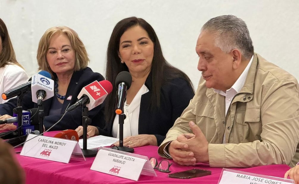 Incorporación de la expriista Carolina Monroy Del Mazo a las filas de Somos México (14/04/2026). Foto: Especial