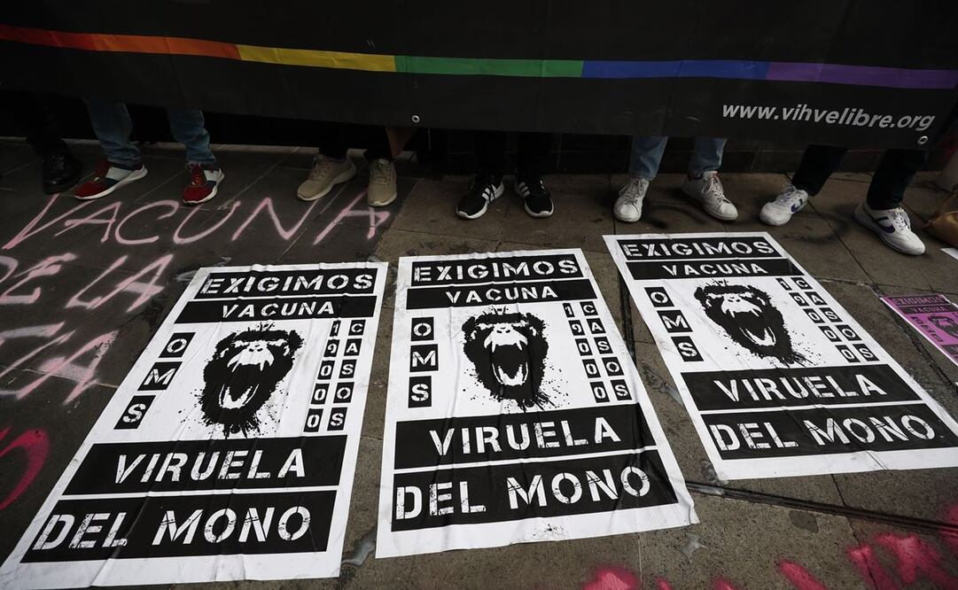 En países como en México, activistas también se han manifestado para exigir vacunas contra la viruela símica /Foto: Archivo. EFE