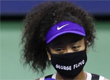 El poderoso mensaje de la tenista, Naomi Osaka, en sus cubrebocas