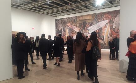 Entre murales de Rivera y del Mercado Abelardo Rodríguez, inauguran muestra de arte mexicano en NY