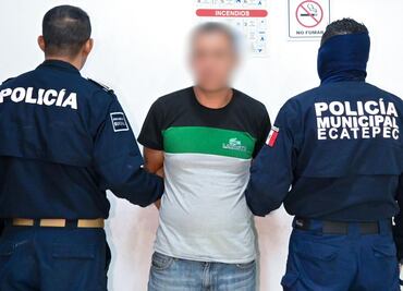Policías de Ecatepec detienen a prófugo de las autoridades de la CDMX desde 2022